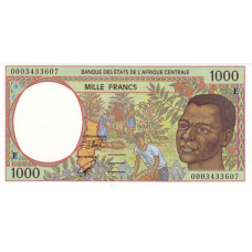 P202Eg Cameroon - 1000 Francs Year 2000 P202Eg Cameroon - 1000 Francs Year 2000